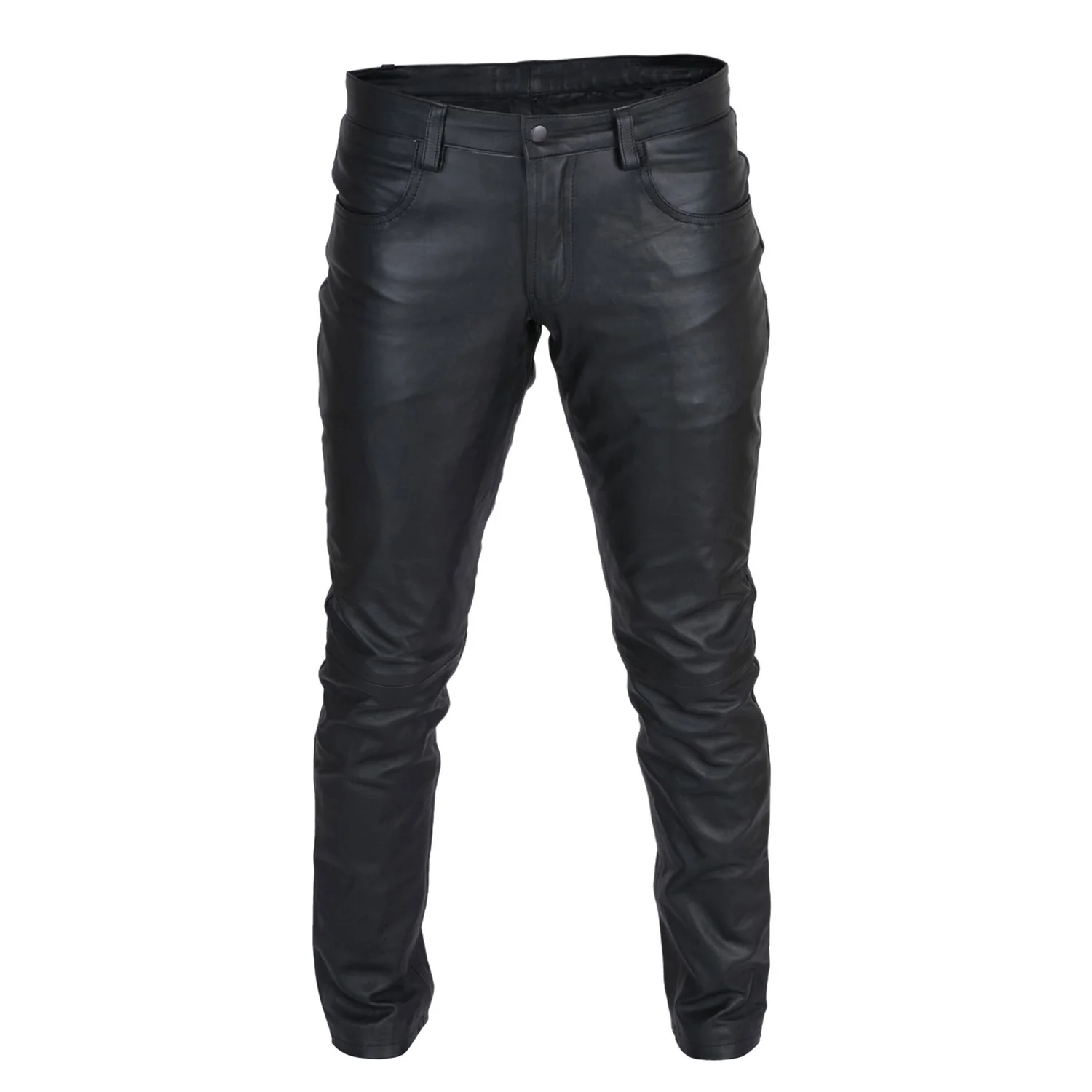 Classic Distressed Leather Trousers - Timber Sports