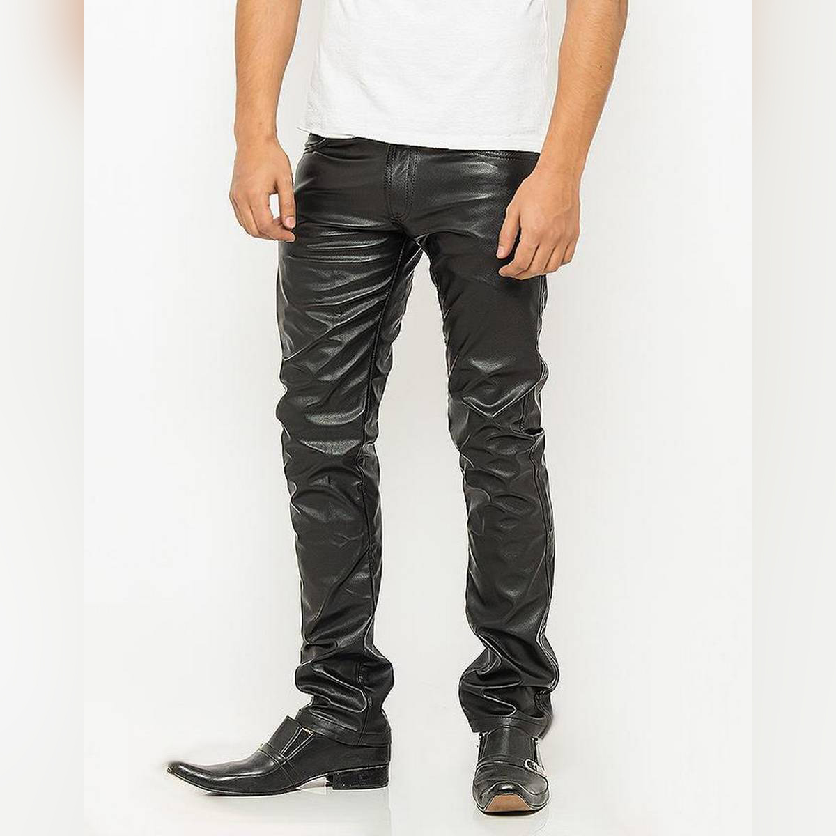 Biker Leather Pant