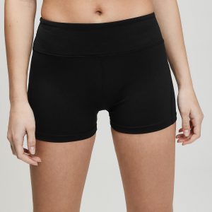 Custom Black Women's Fitness Shorts for workout