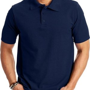 Custom Blue Polo Shirt for Wholesale