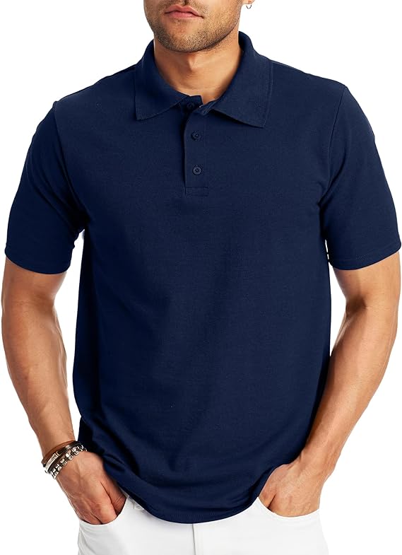 Custom Blue Polo Shirt for Wholesale