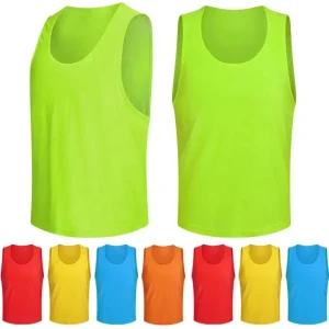 Custom Soccer Training Bibs Vests & Pinnies for Wholesale
