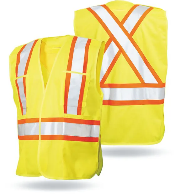 High Quality Safety Vest Knitted Fabric Customized