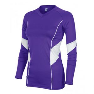 Full Sleeves Women Volleyball Uniform with Custom Design