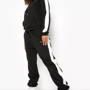 Women's Custom Black Tracksuits order in bulk