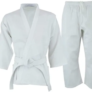 white kung fu uniforms