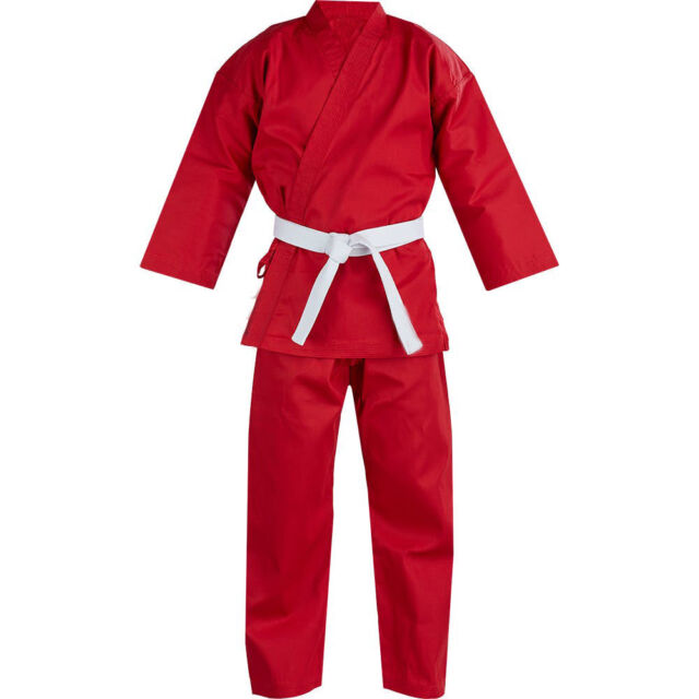 red karate uniforms