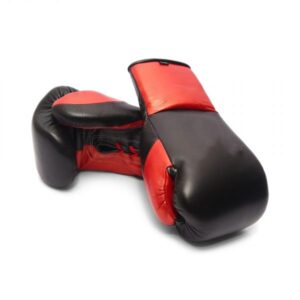 Custom made Boxing Fight Gloves Red and Black