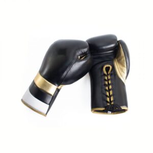 bulk order Boxing Sparring Gloves Lace Up Black Gold