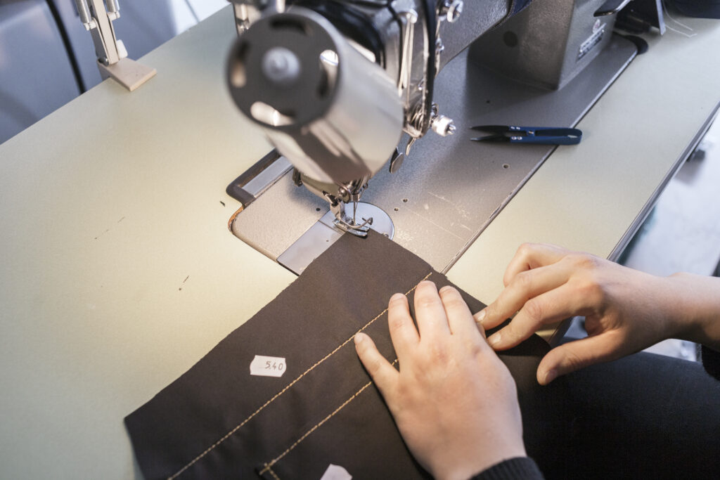 Precision stitching and reinforcement exemplifying Timber-Sports' commitment to quality.